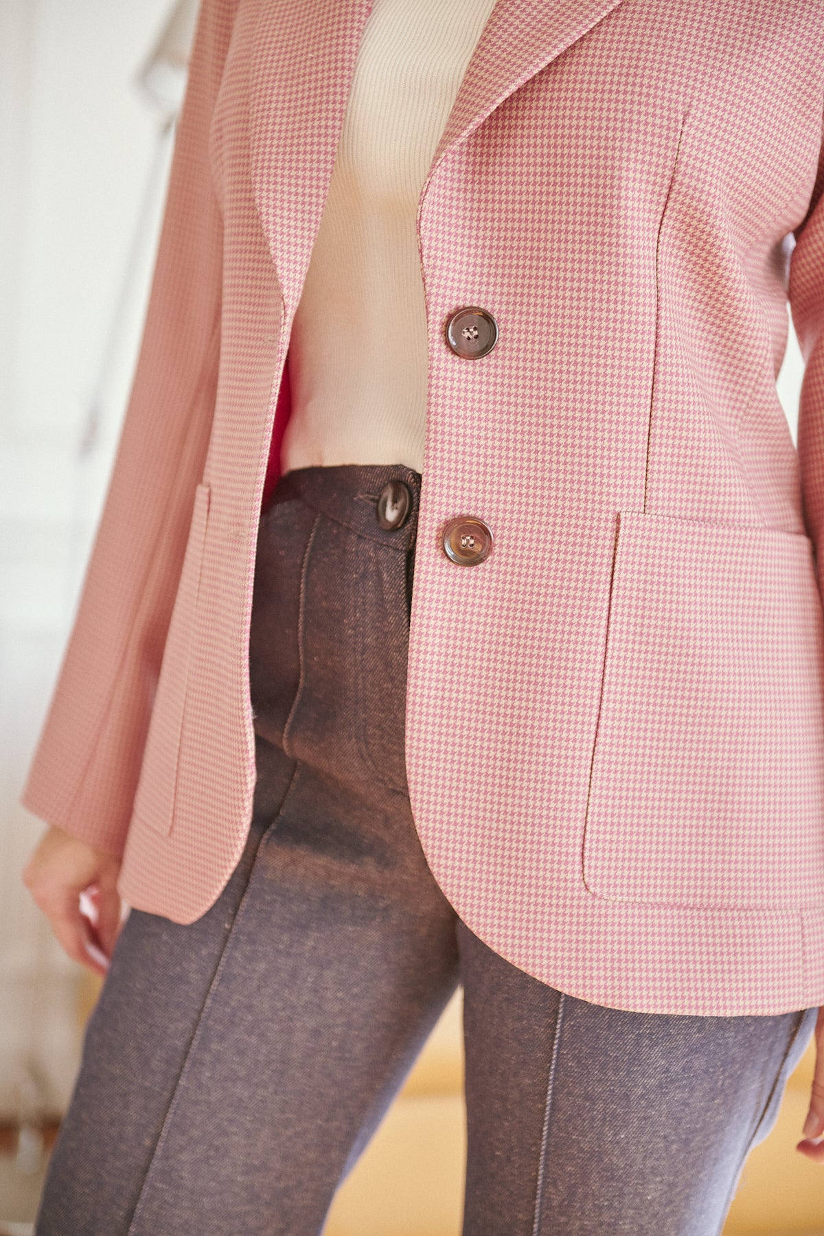 La Veste Blazer Rose